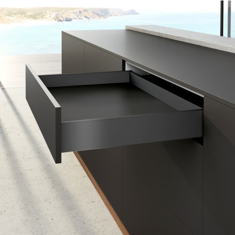 AvanTech YOU L Kitchenware Drawer Set, 500 mm L x 101 mm H, Anthracite - 9353043