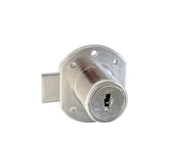 Cascade 15/16" 5-Disc Tumbler Deadbolt Lock for Doors, Bright Nickel, Keyed Different (Pack/15)