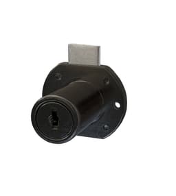 Cascade 1-3/16" 5-Disc Tumbler Deadbolt Lock for Drawers, Matte Black, Keyed to Alike #346 (Pack/15)