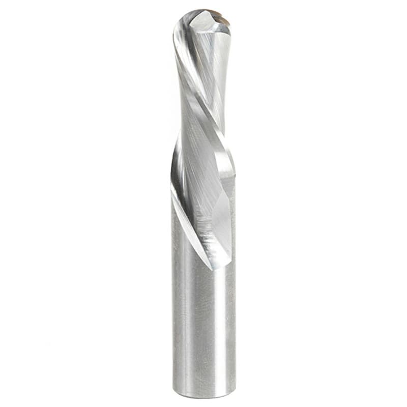 Amana 1/2" x 3" Down-Cut Ball Nose Spiral Router Bit, 2-Flute, 1/2" Shank