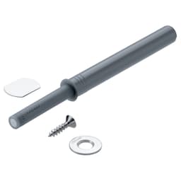 Tip-On Push to Open Set for Large Doors Over 48", Gray