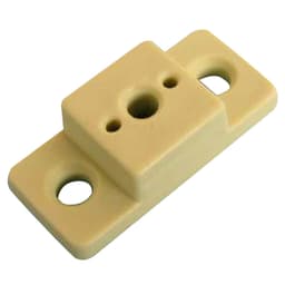 Drawer Slide Spacer, 1/2", Almond, 50/Box