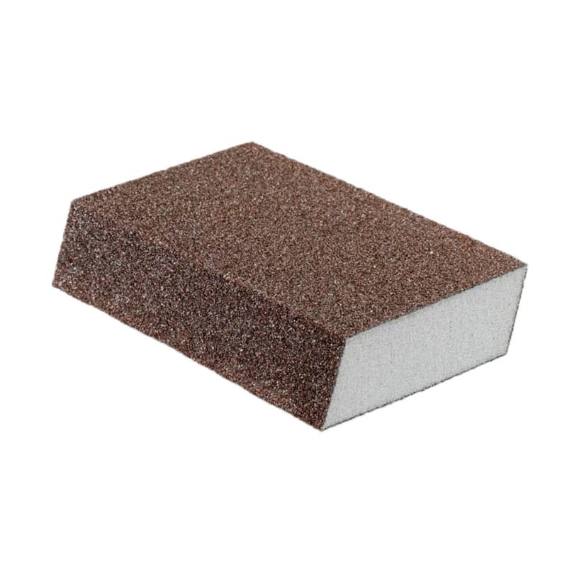 SurfPrep 100 Grit 4-7/8" x 3-7/8" x 1" Aluminum Oxide Sanding Sponge