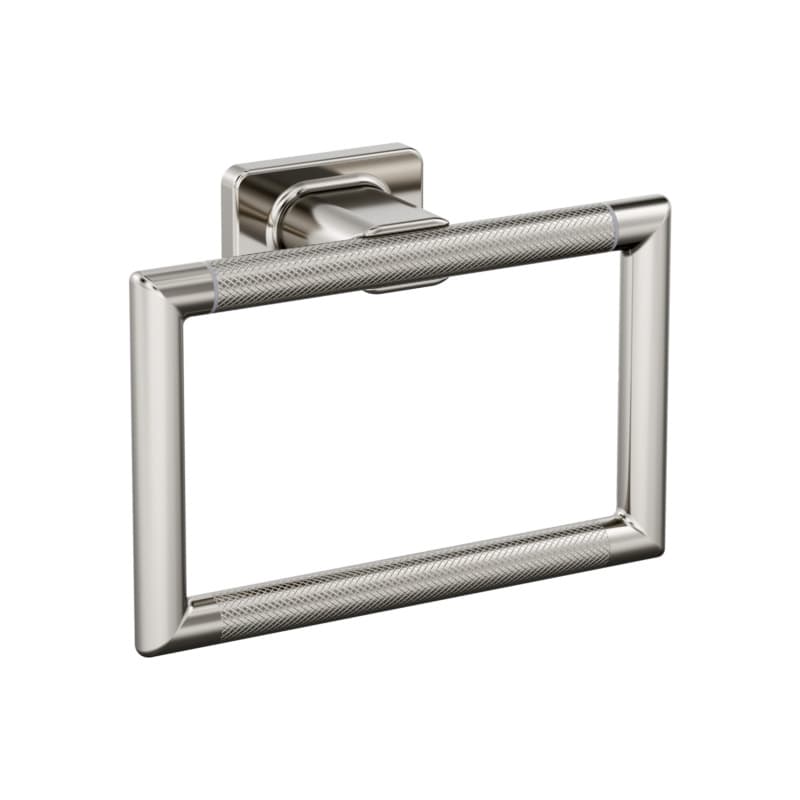 Amerock Bronx Polished Nickel Towel Ring
