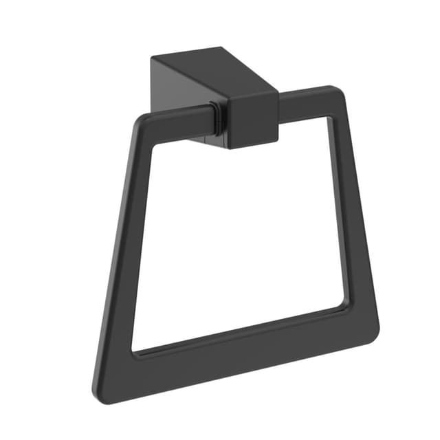 Amerock Blackrock Matte Black Towel Ring