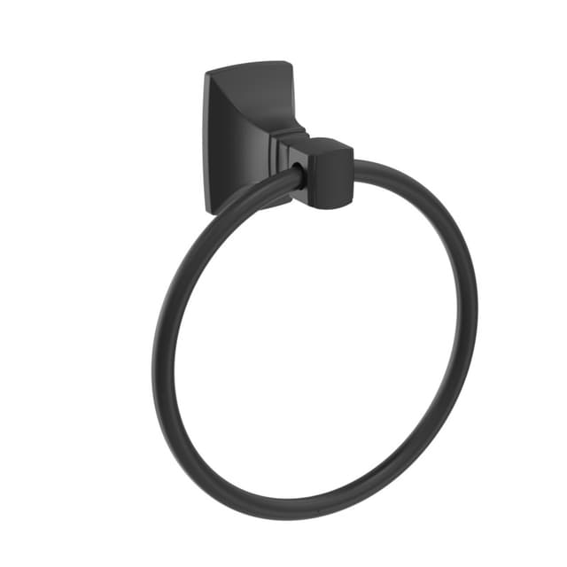 Amerock Highland Ridge Matte Black Towel Ring