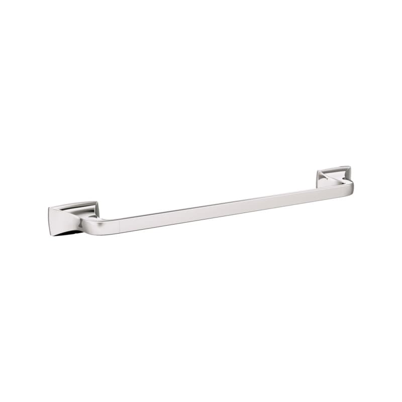Amerock Highland 18" Ridge Polished Nickel Towel Bar