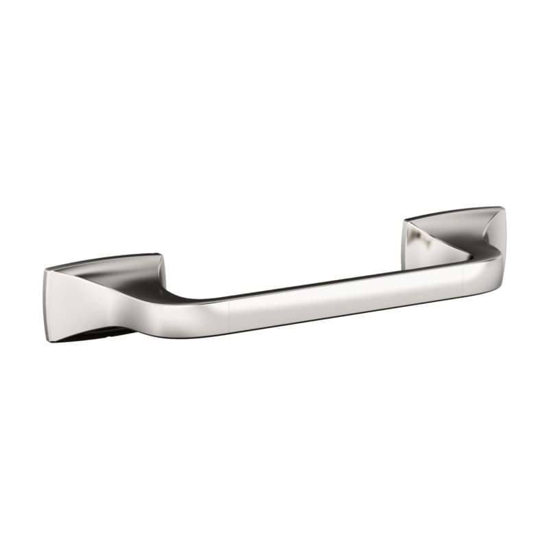 Amerock Highland 9" Ridge Polished Nickel Towel Bar
