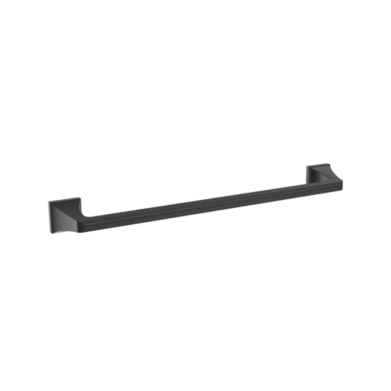 Amerock Mulholland 18" Matte Black Towel Bar