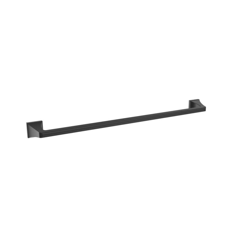 Amerock Mulholland 24" Matte Black Towel Bar
