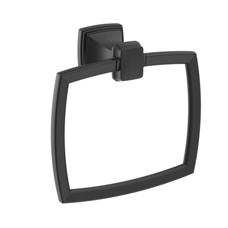 Amerock Revitalize Matte Black Towel Ring