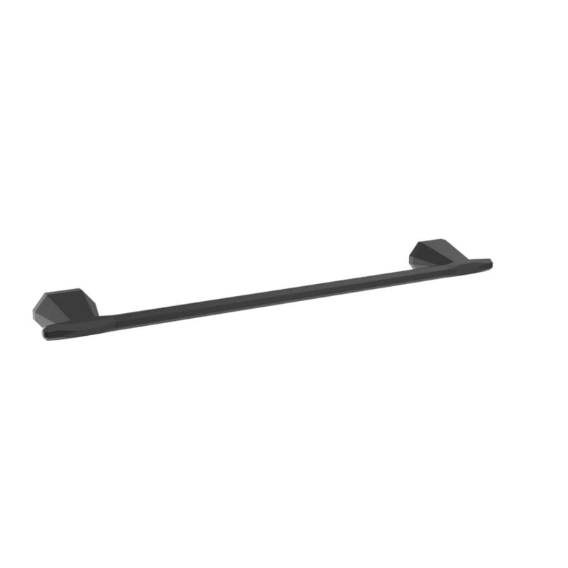 Amerock St. Vincent 18" Matte Black Towel Bar