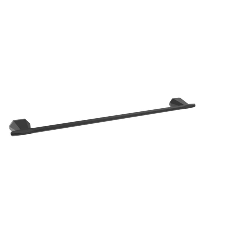 Amerock St. Vincent 24" Matte Black Towel Bar