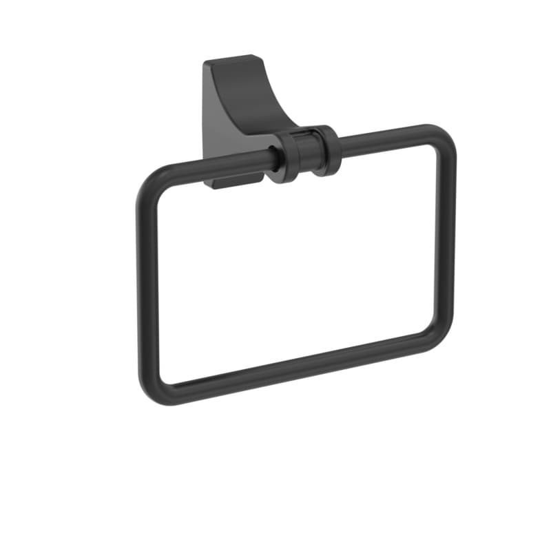 Amerock Davenport Matte Black Towel Ring