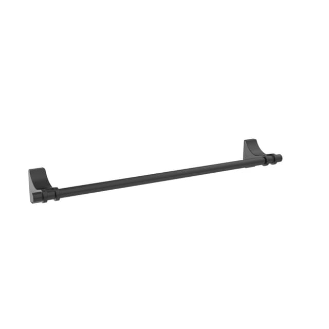 Amerock Davenport Matte Black Towel Bar