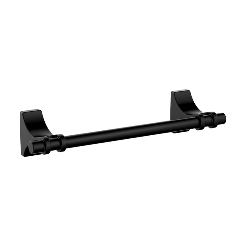 Amerock Davenport 9" Matte Black Towel Bar