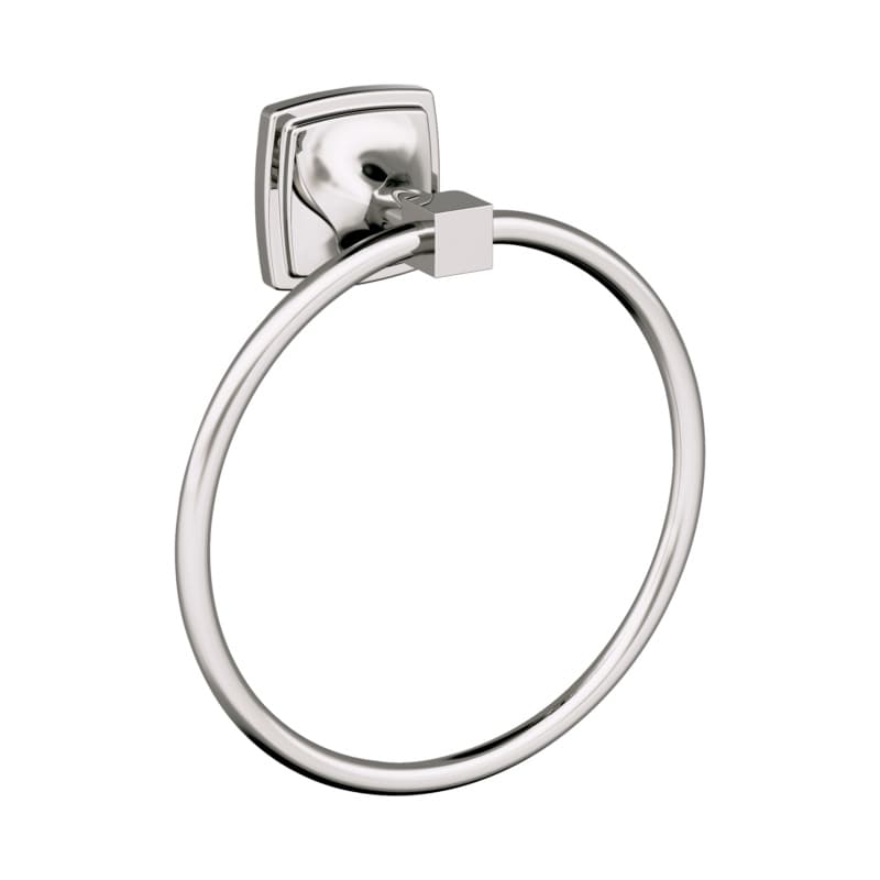 Amerock Stature Polished Nickel Towel Ring