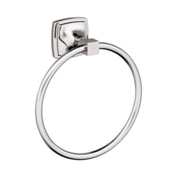 Amerock Stature Polished Nickel Towel Ring
