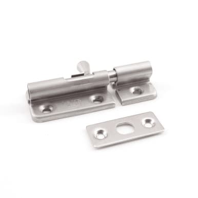 Sugatsune Barrel Bolt Bar Latch, 304 Stainless Steel 1-9/16" (40mm) Spring Loaded Satin - BL-40SS