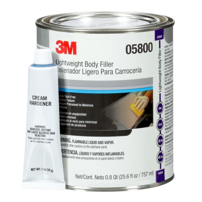 Bondo® Lightweight Body Filler, 1 Quart, Blue