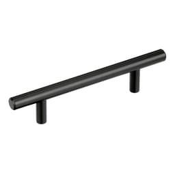 Amerock Bar Pulls Series, Pull 3-3/4" CC Matte Black