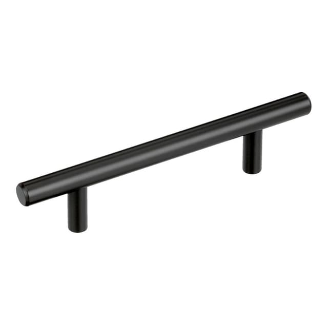 Amerock Bar Pulls Series, Pull 3-3/4" CC Matte Black