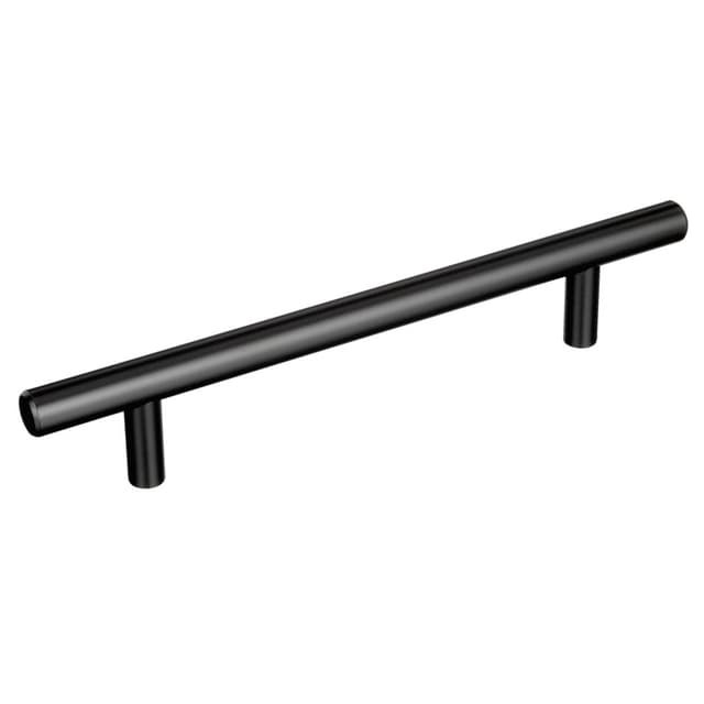 Amerock Bar Pulls Series, Pull 5-1/16" CC Matte Black
