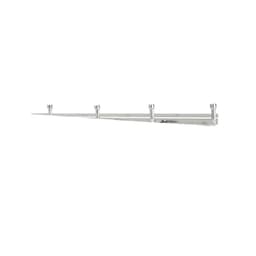 Rev-A-Shelf Chrome 2-1/2"W x 14"D Side Mount Belt Rack, Steel - BRC-14CR