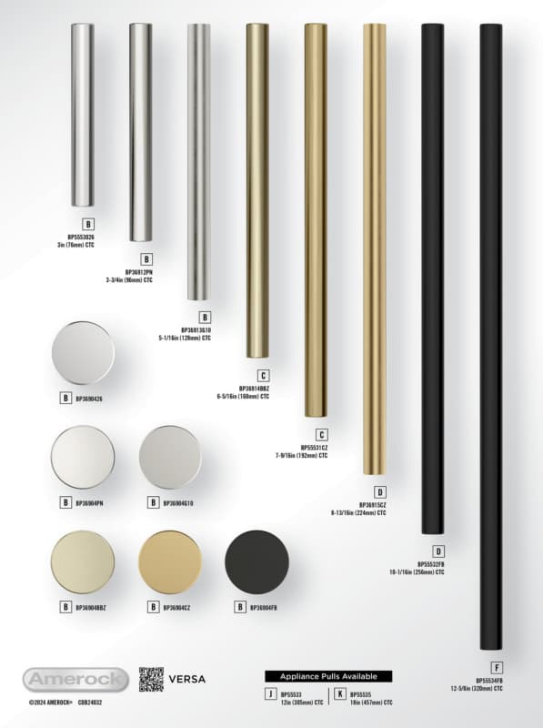 Amerock Versa Collection 11-3/4" x 15-3/4" Static Display Board 2024 Release