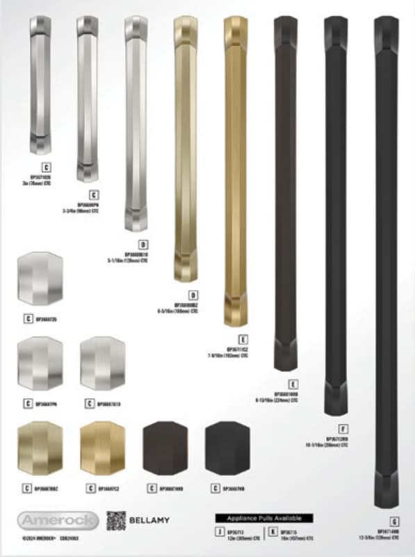 Amerock Bellamy Collection 11-3/4" x 15-3/4" Static Display Board 2024 Release