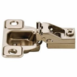 Salice Excentra S 2 Cam Self-Close 3/4" Overlay Face-Frame Hinges Nickel, 106° Screw-On - CSP3499
