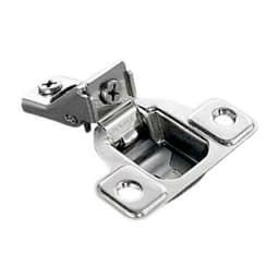 Salice Excentra S 2 Cam Self-Close 5/8" Overlay Face-Frame Hinges Nickel, 106° Screw-On - CSP3599