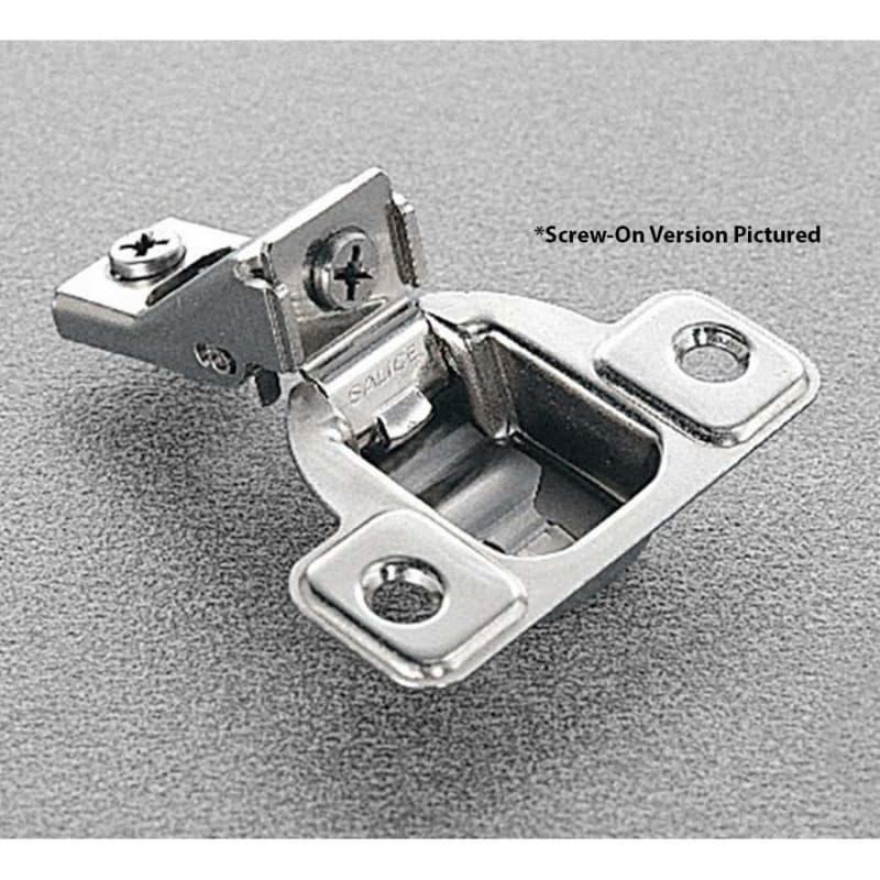 Salice Excentra S 2 Cam Self-Close 9/16" Overlay Face-Frame Hinges Nickel, 106° Screw-On - CSP3699