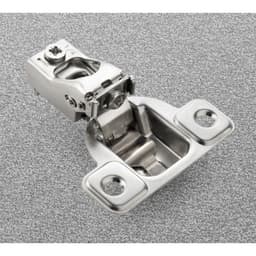 Salice Excentra S 2 Cam Self-Close 7/16" Overlay Face-Frame Hinges Nickel, 106° Screw-On - CSP3899