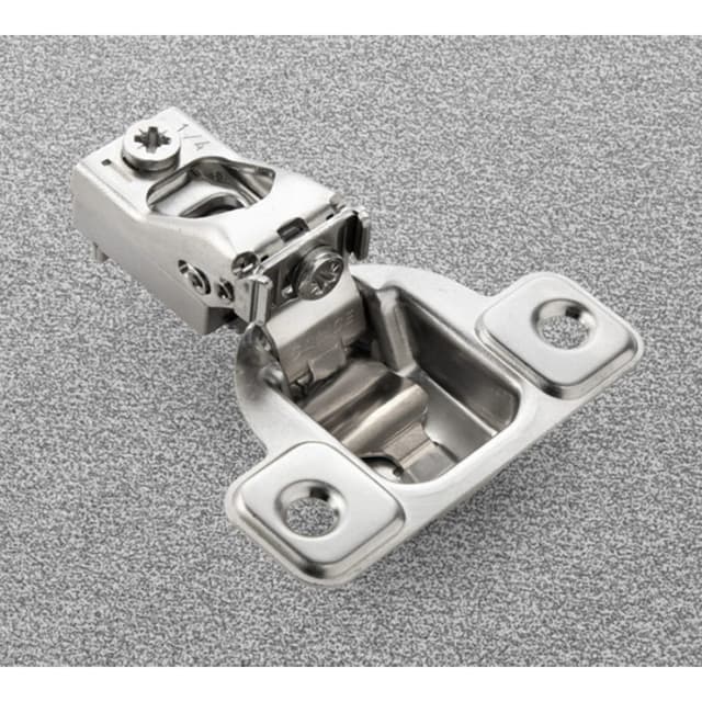 Salice Excentra S 2 Cam Self-Close 7/16" Overlay Face-Frame Hinges Nickel, 106° Screw-On - CSP3899