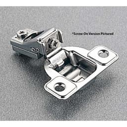 Salice Excentra S 2 Cam Self-Close 1/4" Overlay Face-Frame Hinges Nickel, 106° Screw-On - CSP3Y99