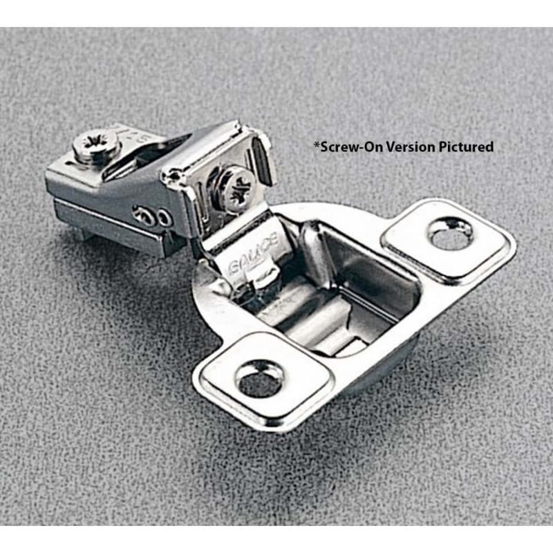Salice Excentra S 2 Cam 106&deg; Face Frame Hinge Self-Closing 1/4" Overlay Nickel Screw-On CSP3Y99
