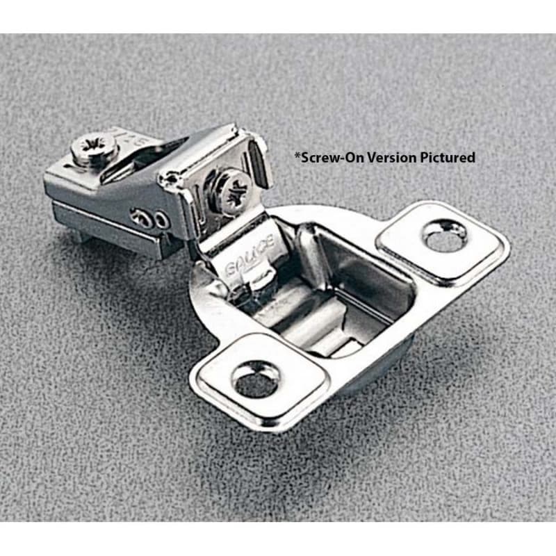 Salice Excentra S 2 Cam Self-Close 5/16" Overlay Face-Frame Hinges Nickel, 106° Screw-On - CSP3Z99
