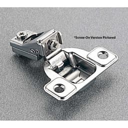 Salice Excentra S 2 Cam Self-Close 3/8" Overlay Face-Frame Hinges Nickel, 106° Dowel - CSR3999