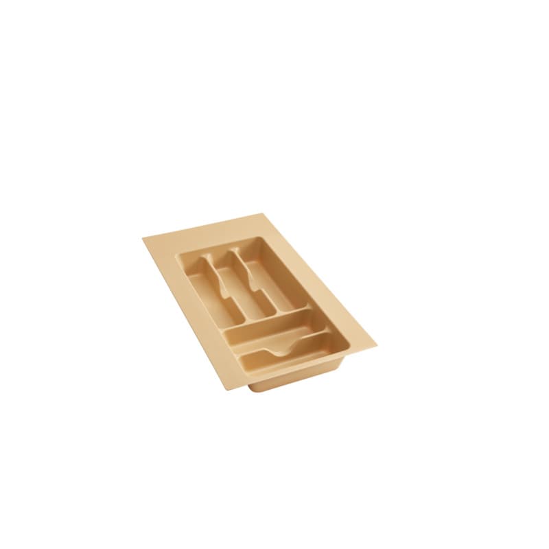 Rev-A-Shelf CT Series 11-1/2"Wx21-1/4"Dx2-3/8"H Almond Cutlery Tray Insert, -CT-1A-52