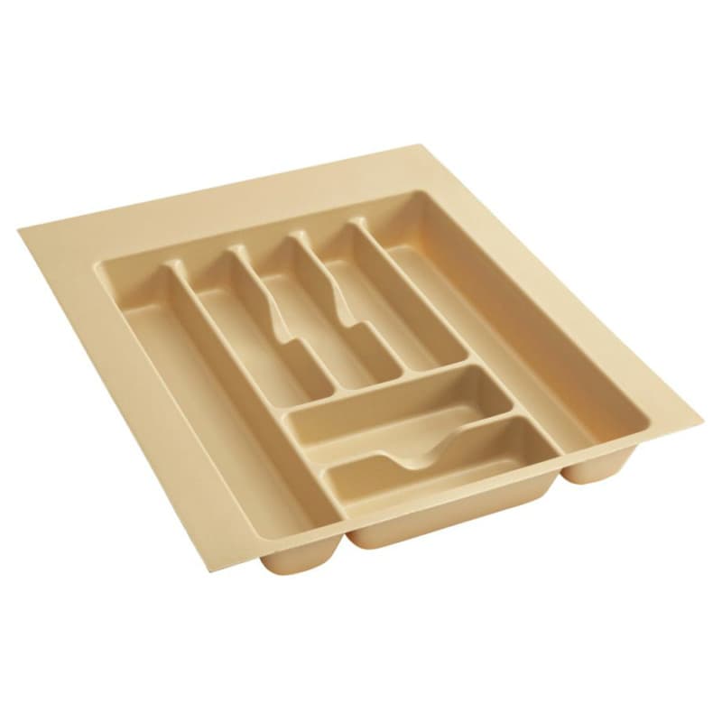Rev-A-Shelf CT Series 17-1/2"Wx21-1/4"Dx2-3/8"H Almond Cutlery Tray Insert, -CT-3A-52