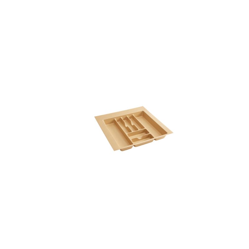 Rev-A-Shelf CT Series 21-7/8"Wx21-1/4"Dx2-3/8"H Almond Cutlery Tray Insert, CT-4A-52