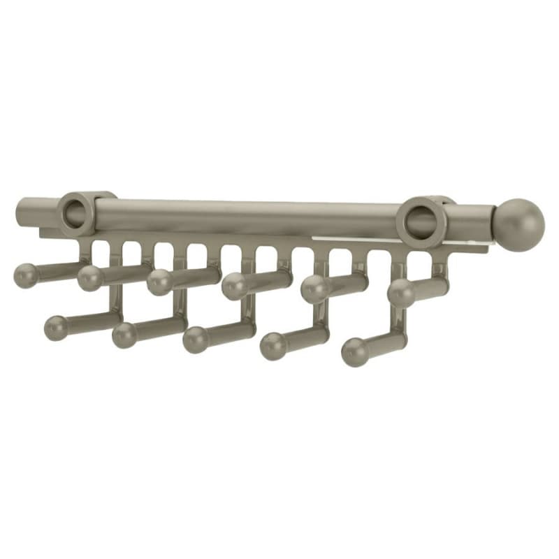 Rev-A-Shelf Satin Nickel 11-3/4"W x 11-7/8"D Pullout Tie/Scarf Organizer, Steel - CTR-12-SN