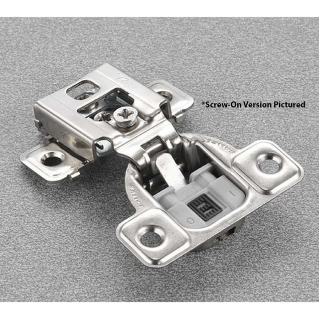 Salice CU Series Excenthree 106 Degree with Silentia+ Soft Close Wraparound Concealed European Face Frame Hinge, 5/8" Overlay