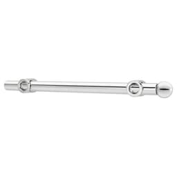 Pull-Out Designer Valet Rod, Chrome Finish, 11-7/8" - 18-1/2" Depth