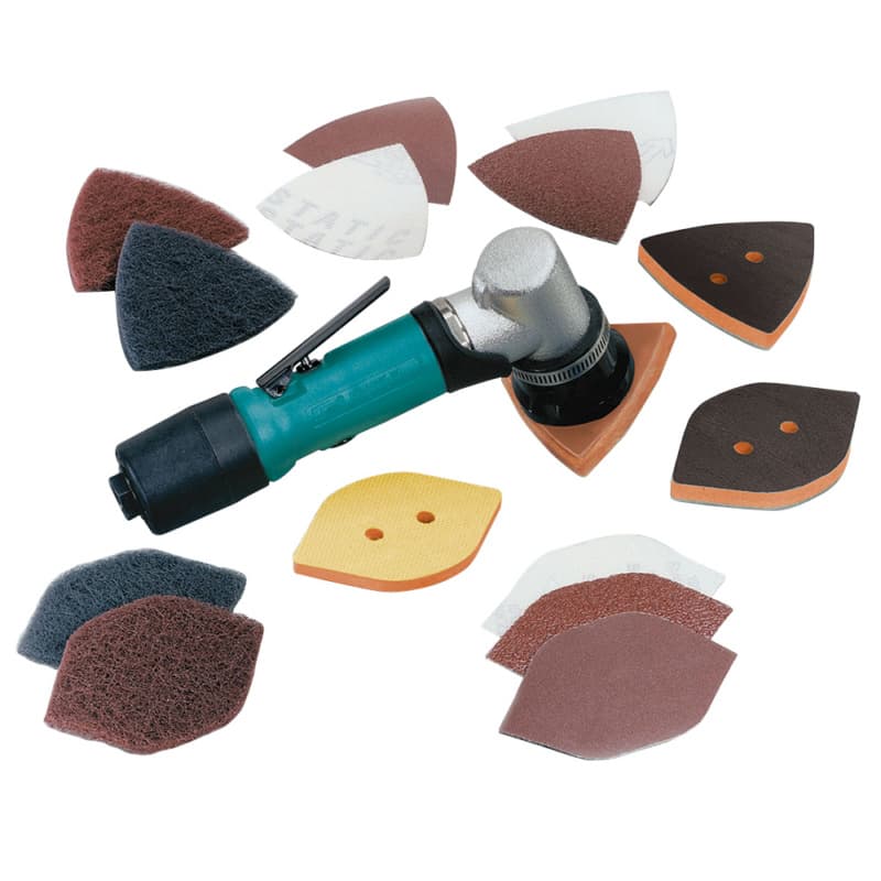 Dynabrade Dynafine Detail Air Kit Sander, Rotary vane Motor Hook and Loop, Non-Vacuum, - 57910