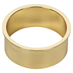 2" Desk Grommet Liner for 1-3/4" Hole, Polished Brass