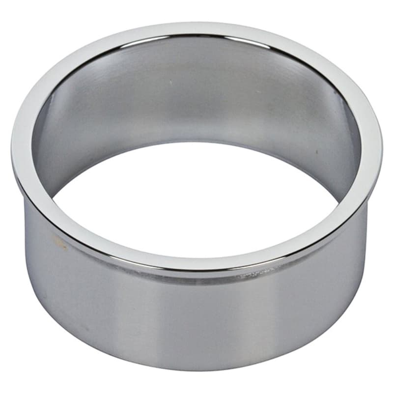 2" Desk Grommet Liner for 1-3/4" Hole, Polished Chrome