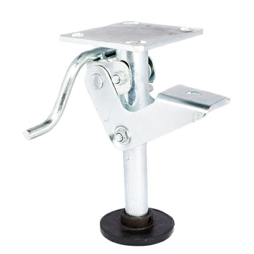 DH Caster 6" Plate Mount Floor Lock, C-FL6