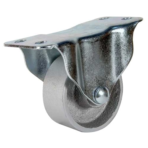 DH Caster 3" Plate Mount Rigid Caster, Steel, No Brake, 250 lb, C-GD30SR
